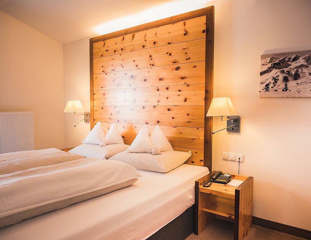 gemütliche Doppelzimmer im Hotel Enzian in Obertauern