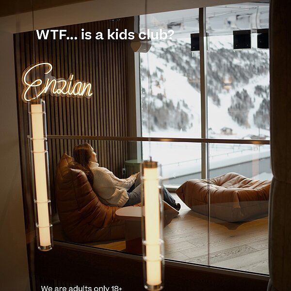WTF another instagram trend, aber auf unserer Art! Welcome To Freedom. Welcome to Enzian. WTF is Enzian? Not your typical ski hotel. Obviously. #wtf #hotel #skiholidays #winterholidays #ski