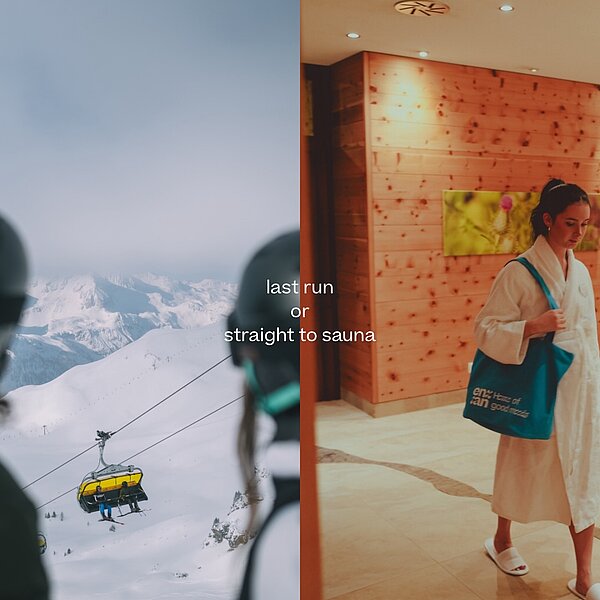 No kids. No stress. Nur Ski, good life & very important decisions. Adulting is hard enough. Urlaub muss es nicht sein. #hotelenzianobertauern #homeofgoodmoods #adultsonly #ski #winter